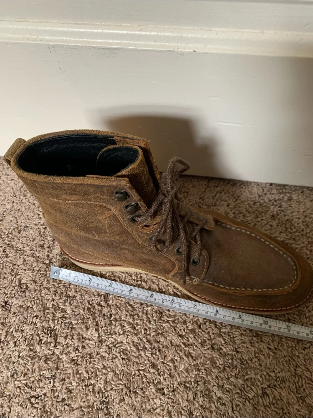 NISOLO Mateo All-Weather Moc Toe Boot Men's 9.5 Brown